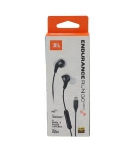 JBL Endurance Run 3 In-Ear-Sport-Kopfhörer m. Kabel, IP65, USB-C, Schwarz/Grau
