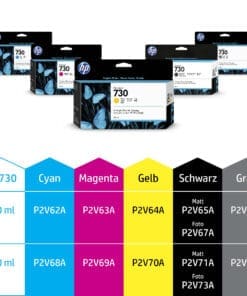 HP Tintenpatrone Nr. 730 Grau 300ml – Bild 3