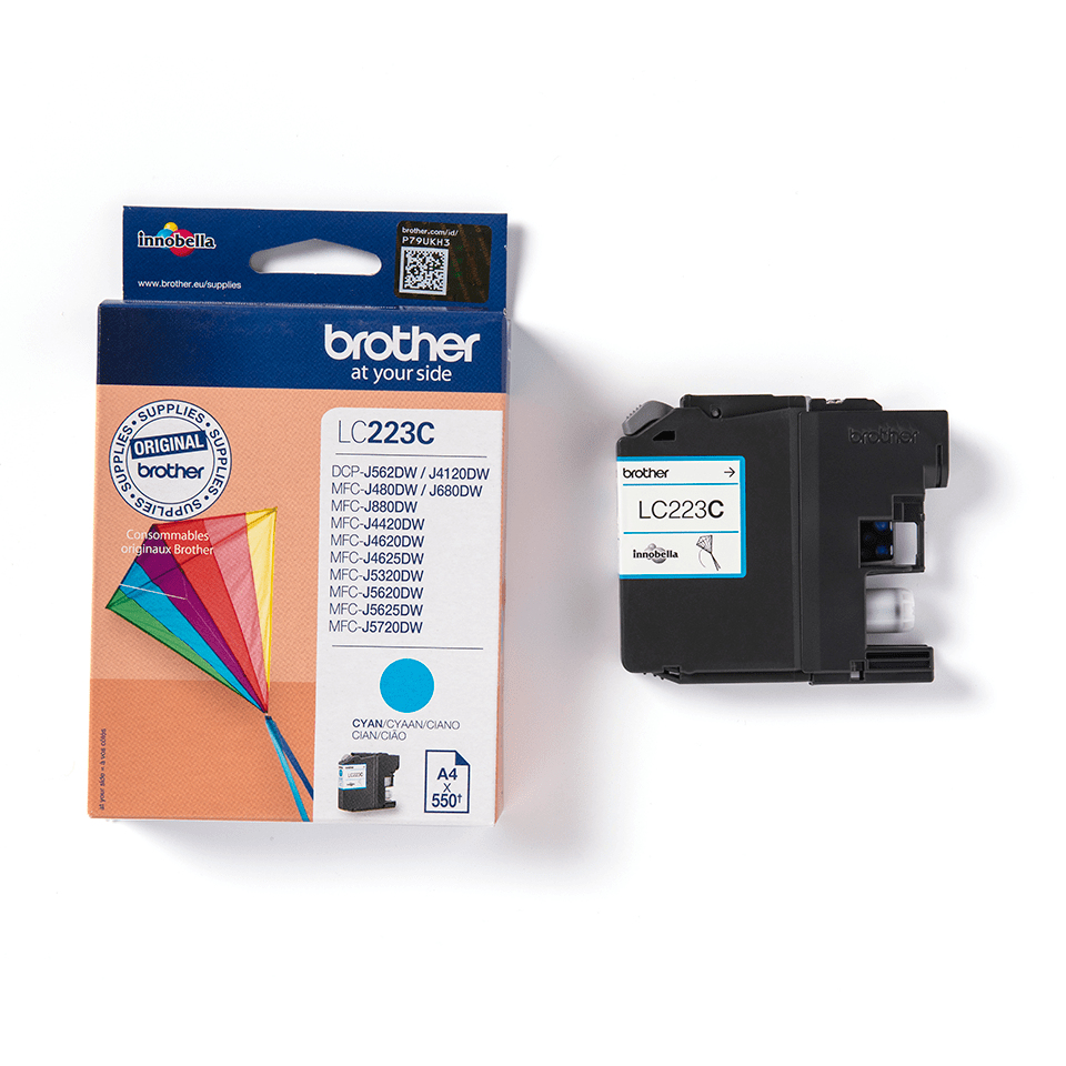 Brother Tintenpatrone LC-223C Cyan (ca. 550 Seiten) Brother Tintenpatrone LC-223C Cyan (ca. 550 Seiten) – Bild 3