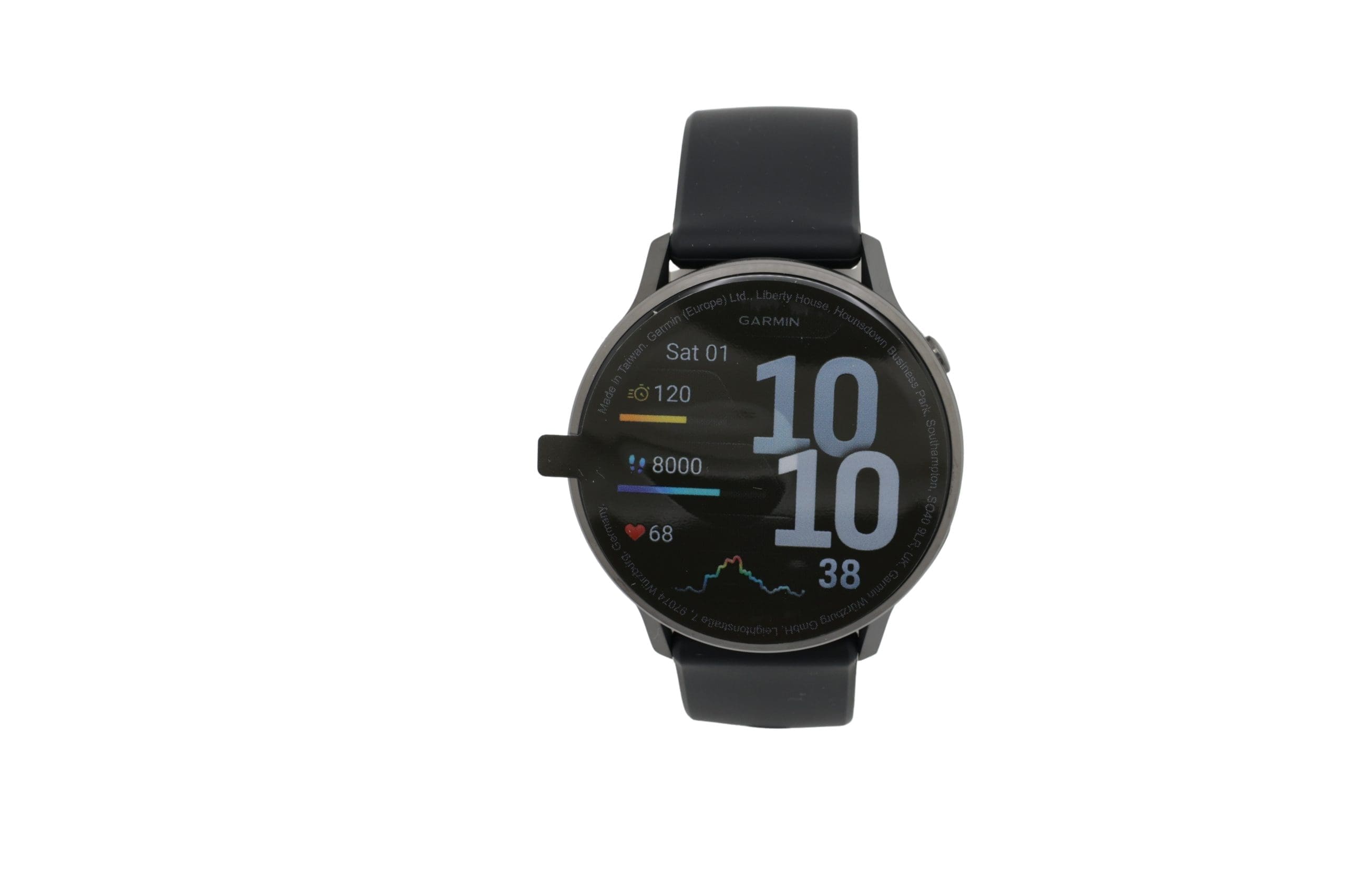 Garmin Venu 4 45mm Schwarz/Schiefergrau Silikon-Armband Garmin Venu 4 45mm Schwarz/Schiefergrau Silikon-Armband