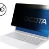 Dicota Privacy Filter 2-way side-mounted Universal (16:9) 17.3 black Effektiver Blickschutz für Ihren Bildschirm.