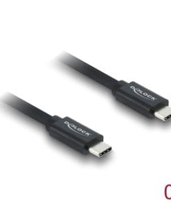 Delock Koaxiales USB 40 Gbps Kabel USB PD 3.1 240 W 0,5 m