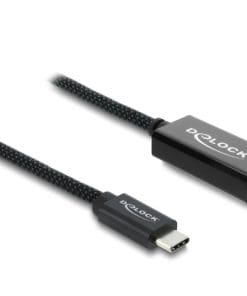 Delock Koaxiales USB Type-C zu HDMI Kabel (DP Alt Mode) 4K 60 Hz mit Geflechtma