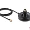 Delock Magnetischer Antennen Standfuß 1 x N Buchse zu 1 x RP-SMA Stecker ULA100