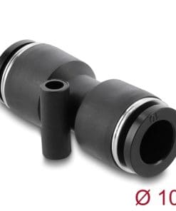 Delock Pneumatik Steckverbinder 10 mm mit Befestigungsloch gerade