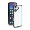 Delock Schutzhülle für iPhone 17 transparent-schwarz Die Secret 2-Way Blickschutzfilter verhindern das Einsehen Ihres Displays von zwei Seiten (links/rechts).
