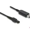 Delock USB Ladekabel 15 V für Elektrorasierer kompatibel mit Philips OneBlade Pr