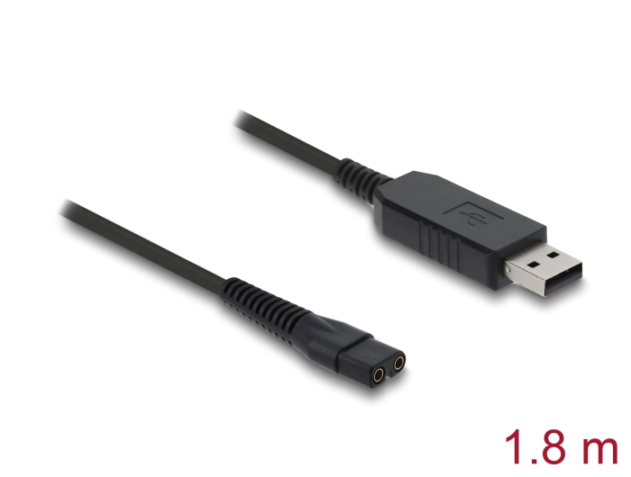 Delock USB Ladekabel 3,5 V für Elektrorasierer kompatibel mit Wahl Color Pro 964 Delock USB Ladekabel 3,5 V für Elektrorasierer kompatibel mit Wahl Color Pro 964