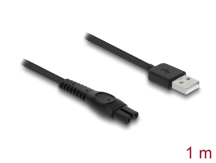 Delock USB Ladekabel 5 V für Elektrorasierer kompatibel mit Philips QP2724, QP28 Delock USB Ladekabel 5 V für Elektrorasierer kompatibel mit Philips QP2724, QP28