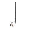 Delock WiFi 5,8 GHz Antenne N Stecker 7 dBi omnidirektional mit Stahlfeder schwa