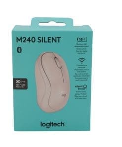 Logitech M240 Mouse, silent pink