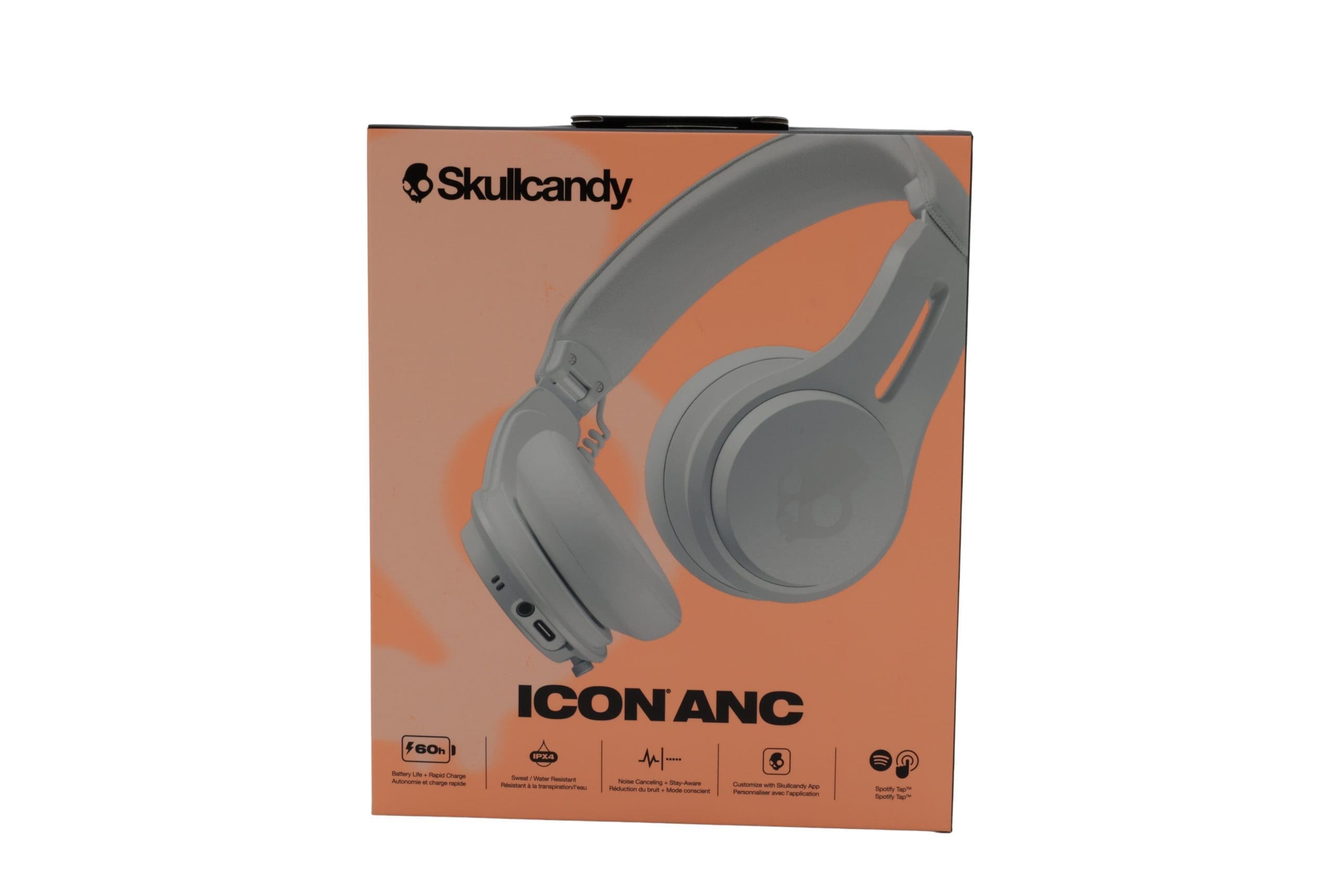 Skullcandy Icon ANC Wireless On-Ear Bone/Orange Glow Skullcandy Icon ANC Wireless On-Ear Bone/Orange Glow