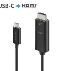 PureLink iSeries USB-C auf HDMI Kabel, 4K60, 3.00m, schwarz