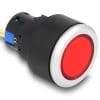 Delock 16 mm Kunststoff Signallampe rot / Lötversion
