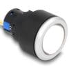 Delock 16 mm Kunststoff Signallampe weiß / Lötversion