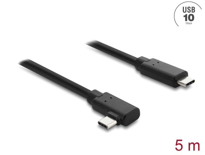 Delock Aktives Optisches Kabel USB 10 Gbps Type-C Stecker zu Stecker 5 m Delock Aktives Optisches Kabel USB 10 Gbps Type-C Stecker zu Stecker 5 m