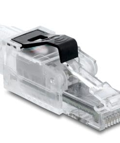 Delock RJ45 Stecker feldkonfektionierbar Cat.6A ungeschirmt