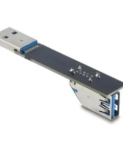 Delock USB 10 Gbps Adapter USB Typ-A Buchse zu Stecker gedreht 90° unten