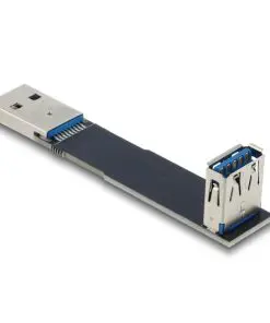 Delock USB 10 Gbps Adapter USB Typ-A Buchse zu Stecker gewinkelt 90°