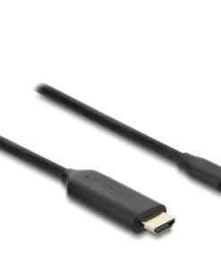 Delock USB Type-C zu HDMI Kabel (DP Alt Mode) 8K 60 Hz mit 2 m schwarz