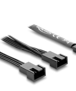 Delock Y-Lüfterkabel 1 x 4 Pin PWM Buchse zu 2 x 4 Pin