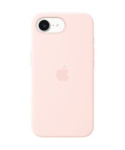 Apple Silikon Case iPhone 17e mit MagSafe (hellrosa)