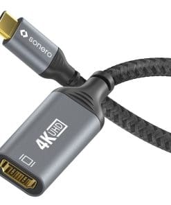 Purelink USB-C zu HDMI Adapter - 4K60, 18Gbps - grau/schwarz - 0.10m