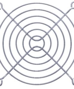 Alternative view of InLine® Lüftergitter Metall, verchromt, 92x92mm, silber