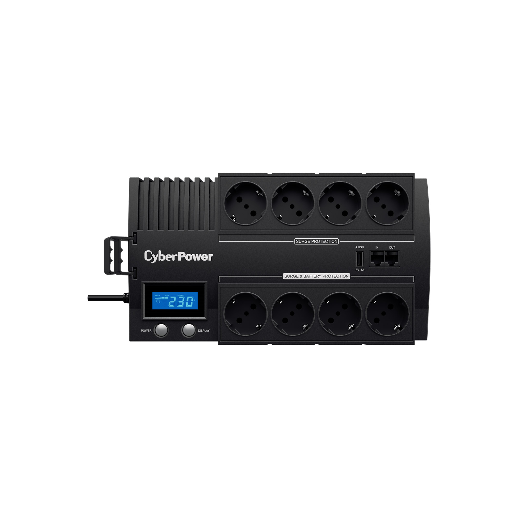 CyberPower BR1000ELCD Line-Interactive 1000VA/600W CyberPower BR1000ELCD Line-Interactive 1000VA/600W – Bild 2