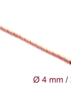 Delock Spiralschlauch Silikon 4 mm Durchmesser 20 m transparent