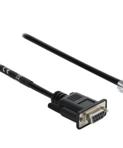 Delock Seriell RS-232/422/485 Adapterkabel Sub-D 9 Buchse zu RJ45 Stecker 2 m