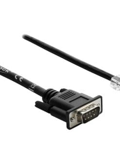Delock Seriell RS-232/422/485 Adapterkabel Sub-D 9 Stecker zu RJ45 Stecker 2 m