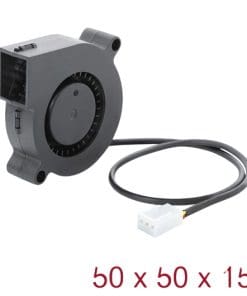 Delock Radiallüfter / Lüftergebläse 12 V DC 50 x 50 x 15 mm
