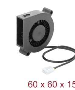 Delock Radiallüfter / Lüftergebläse 12 V DC 60 x 60 x 15 mm