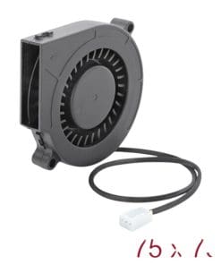Delock Radiallüfter / Lüftergebläse 12 V DC 75 x 75 x 15 mm