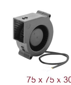 Delock Radiallüfter / Lüftergebläse 12 V DC 75 x 75 x 30 mm