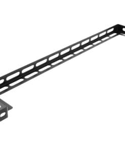 Delock 19? 0,5 HE Panel L-Form 80 mm mit Kabelbinderbefestigung schwarz