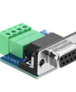 Delock D-Sub 9 Pin Buchse zu 4 Pin Terminalblock Adapter