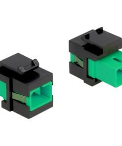 Delock Keystone Modul SC Simplex Buchse zu SC Simplex Buchse grün / schwarz