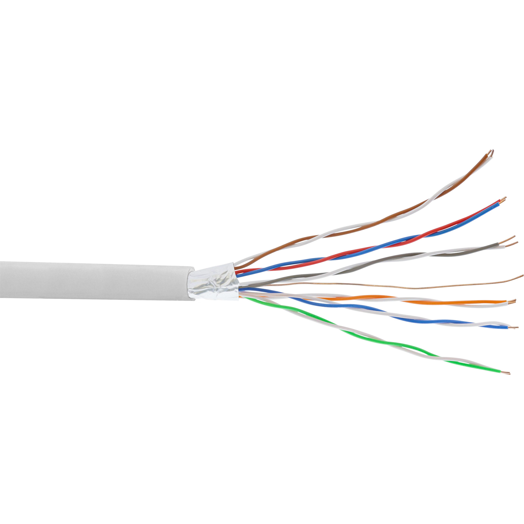 InLine® Telefon-Kabel 12-adrig, 6x2x0,6mm, zum Verlegen, 25m Ring, beige InLine® Telefon-Kabel 12-adrig, 6x2x0,6mm, zum Verlegen, 25m Ring, beige
