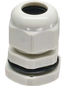 InLine® Kabeldurchführung PG 7 Nylon IP68 3,5-6mm, grau, 10 Stück, grau