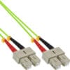 InLine® LWL Duplex Kabel, SC/SC, 50/125µm, OM5, 3m, grün InLine® LWL Duplex Kabel, LC/LC, 50/125µm, OM5, 15m
