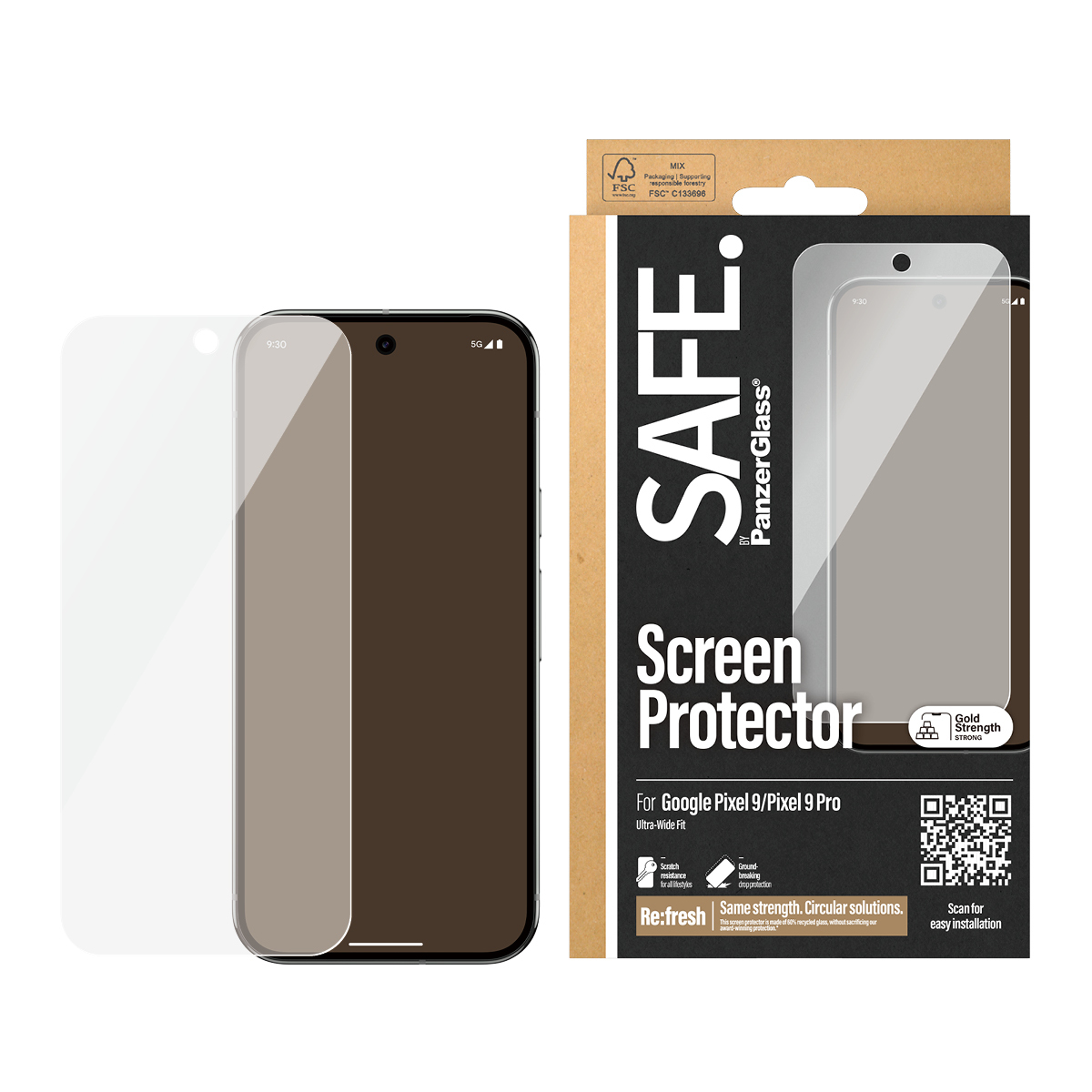 SAFE Screen Protector Google Pixel 9 / 9 Pro UWF SAFE Screen Protector Google Pixel 9 / 9 Pro UWF – Bild 2
