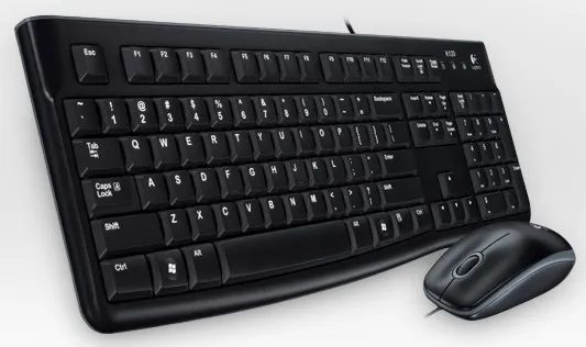 Logitech USB Keyboard und Maus MK120 schwarz Logitech USB Keyboard und Maus MK120 schwarz