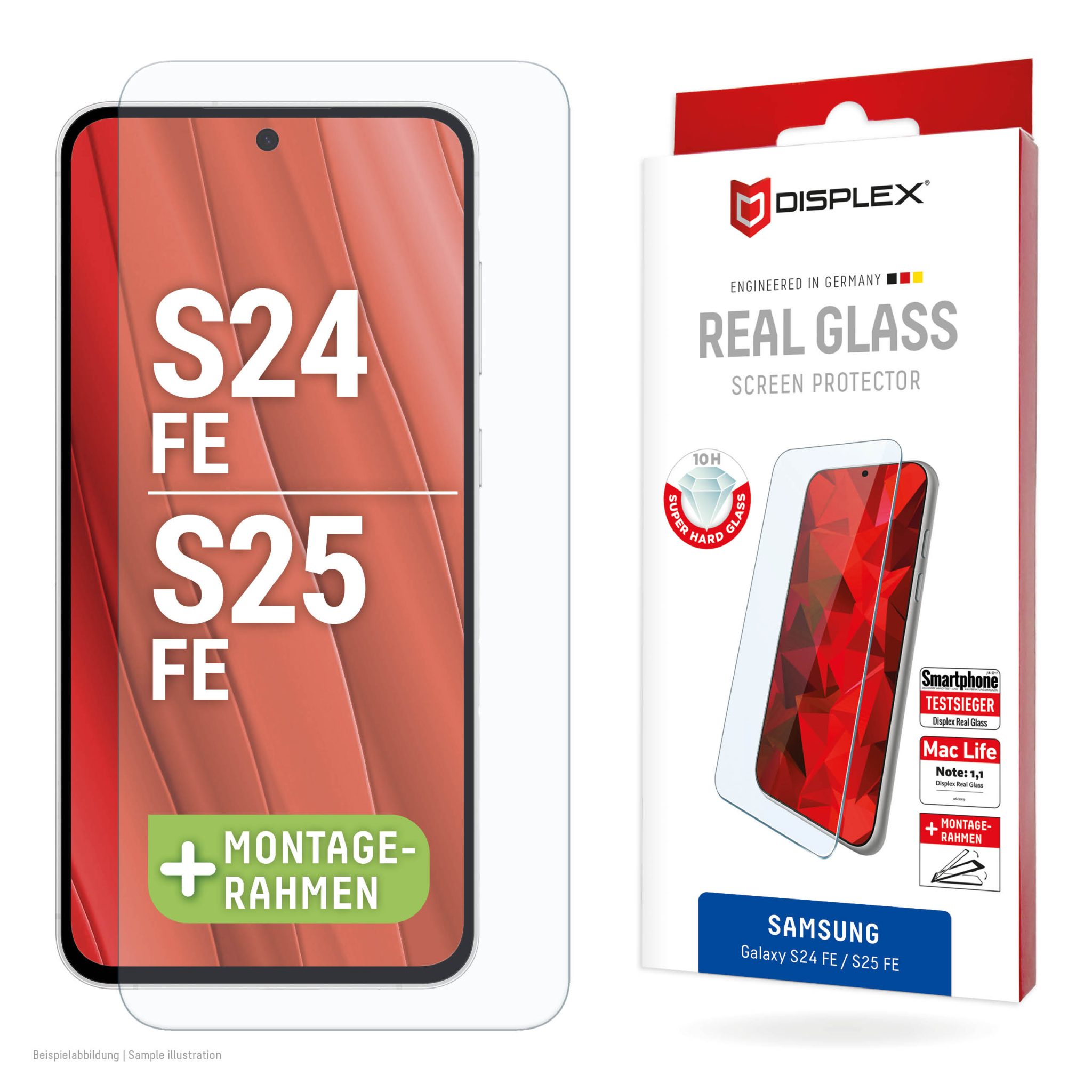 DISPLEX Panzerglas 10H Samsung Galaxy S25 FE / S24 FE DISPLEX Panzerglas 10H Samsung Galaxy S25 FE / S24 FE