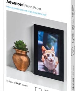 Alternative view of HP Advanced Fotopapier, glänzend - 25 Blatt/10x15 cm, randlos