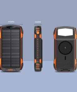 Alternative view of 4smarts Solar Powerbank TitanPack UltiMag 20000mAh, schwarz