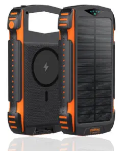 4smarts Solar Powerbank TitanPack UltiMag 20000mAh, schwarz 4smarts Solar Powerbank TitanPack UltiMag 20000mAh, schwarz – Bild 4