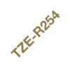 Textilband TZe-R254 nicht klebend gold auf weiß 24mm x 4m