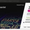 HP 213Y Magenta Original LaserJet Tonerkartusche Ideal für Teams und Abteilungen in Unternehmen, die Nachhaltigkeitsziele verfolgen, hochwertige Farbdrucke benötigen und denen Raumluftqualität und Sicherheit am Herzen liegen.Die nächste Generation der HP Toner- und Kartuschentechnologie, die HP TerraJet Tonerkartuschen und die Verpackung wurden für eine bessere CO2-Bilanz, eine effiziente Tonernutzung für weniger Tonerverschwendung und eine hervorragende Druckqualität mit integrierter Sicherheit neu konzipiert.